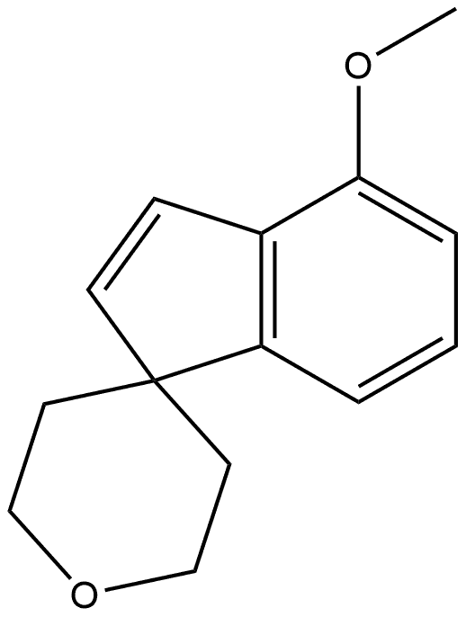 2′,3′,5′,6′-Tetrahydro-4-methoxyspiro[1H-indene-1,4′-[4H]pyran Structure