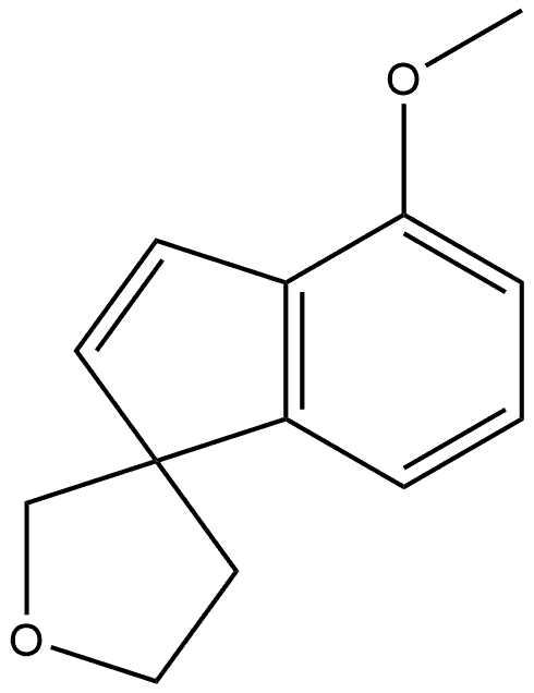4'-methoxy-4,5-dihydro-2H-spiro[furan-3,1'-indene Structure