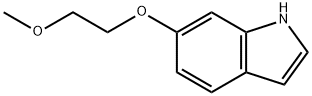 1H-Indole, 6-(2-methoxyethoxy)- 구조식 이미지