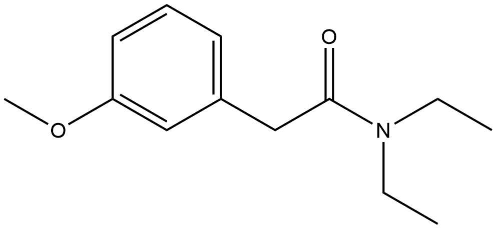 N,N-Diethyl-3-methoxybenzeneacetamide Structure