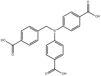 Benzoic acid, 4,4'-[[(4-carboxyphenyl)methyl]imino]bis- 구조식 이미지