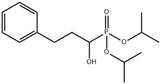 Phosphonic acid, (1-hydroxy-3-phenylpropyl)-, bis(1-methylethyl) ester (9CI) Structure