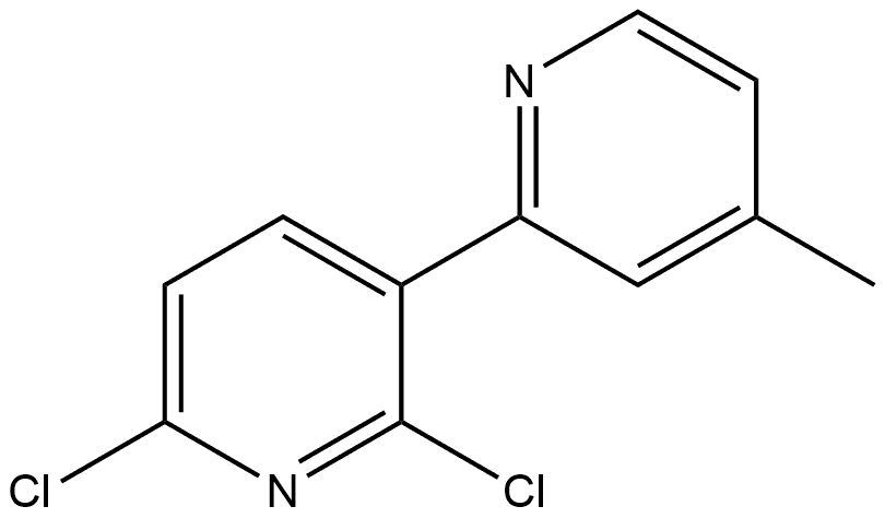 2',6'-Dichloro-4-methyl-2,3'-bipyridine Structure