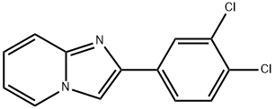 Imidazo[1,2-a]pyridine, 2-(3,4-dichlorophenyl)- Structure