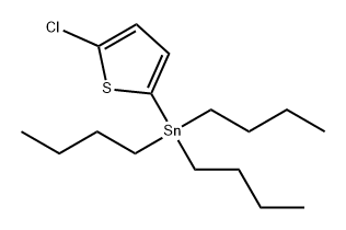 Stannane, tributyl(5-chloro-2-thienyl)- Structure