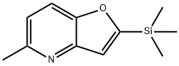 5-Methyl-2-(trimethylsilyl)furo[3,2-b]pyridine Structure