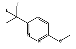 Pyridazine, 3-(1,1-difluoroethyl)-6-methoxy- Structure