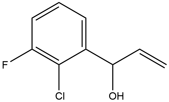 2-Chloro-α-ethenyl-3-fluorobenzenemethanol Structure