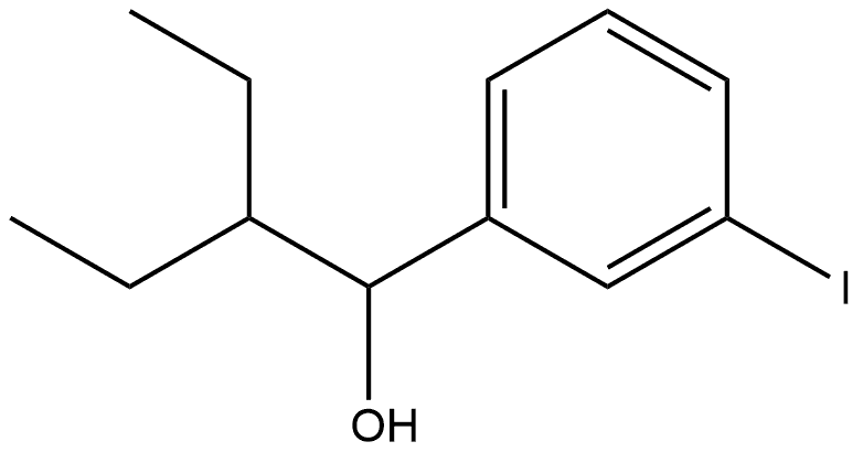 α-(1-Ethylpropyl)-3-iodobenzenemethanol Structure