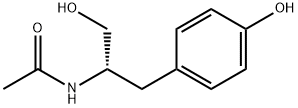 Acetamide, N-[2-hydroxy-1-[(4-hydroxyphenyl)methyl]ethyl]-, (S)- (9CI) Structure