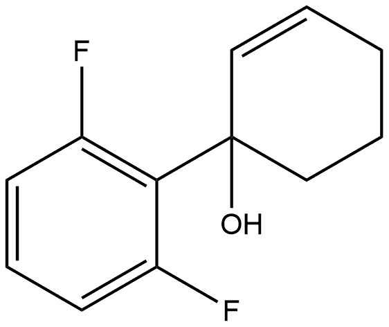 2',6'-difluoro-1,2,3,4-tetrahydro-[1,1'-biphenyl]-1-ol Structure