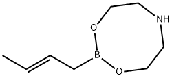 4H-?1,?3,?6,?2-?Dioxazaborocine, 2-?(2-?butenyl)?tetrahydro-?, (E)?- (9CI) 구조식 이미지