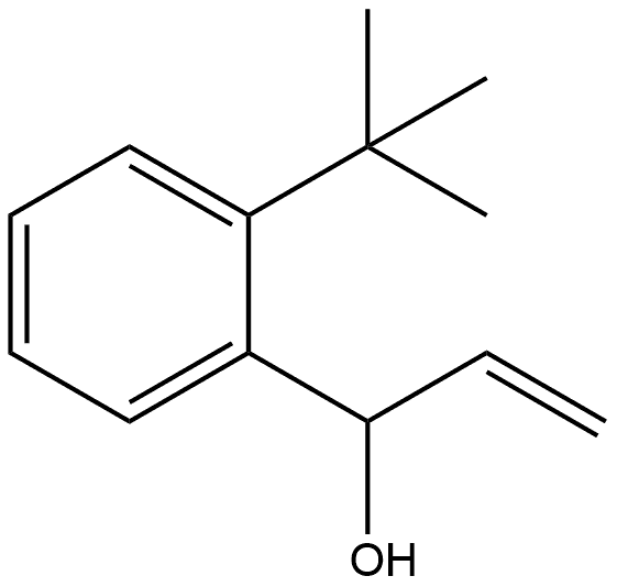 2-(1,1-Dimethylethyl)-α-ethenylbenzenemethanol Structure