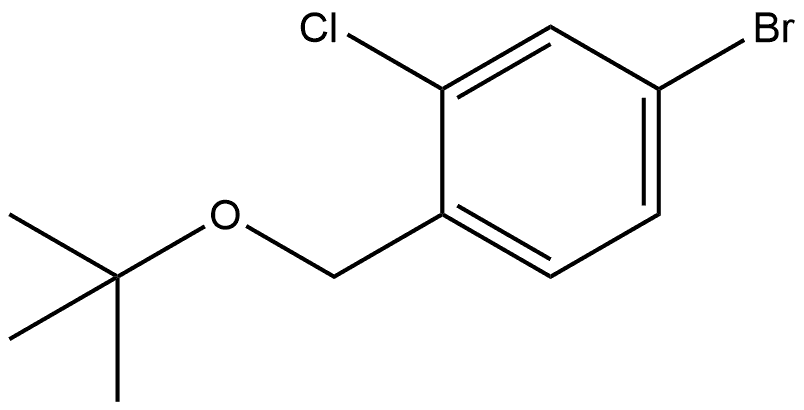 4-Bromo-2-chloro-1-[(1,1-dimethylethoxy)methyl]benzene Structure