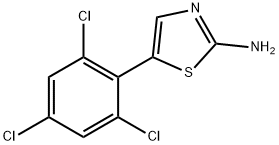 5-(2,4,6-Trichlorophenyl)thiazol-2-amine Structure