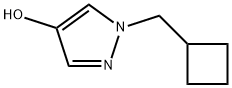 1H-Pyrazol-4-ol, 1-(cyclobutylmethyl)- Structure