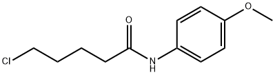 Pentanamide, 5-chloro-N-(4-methoxyphenyl)- Structure