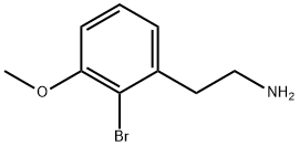 Benzeneethanamine, 2-bromo-3-methoxy- Structure