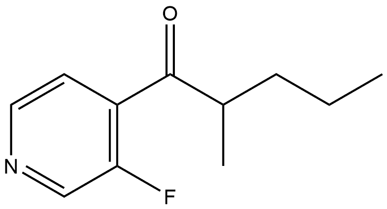 1-(3-Fluoro-4-pyridinyl)-2-methyl-1-pentanone Structure