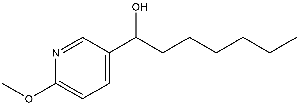 α-Hexyl-6-methoxy-3-pyridinemethanol 구조식 이미지