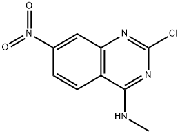 4-Quinazolinamine, 2-chloro-N-methyl-7-nitro- Structure