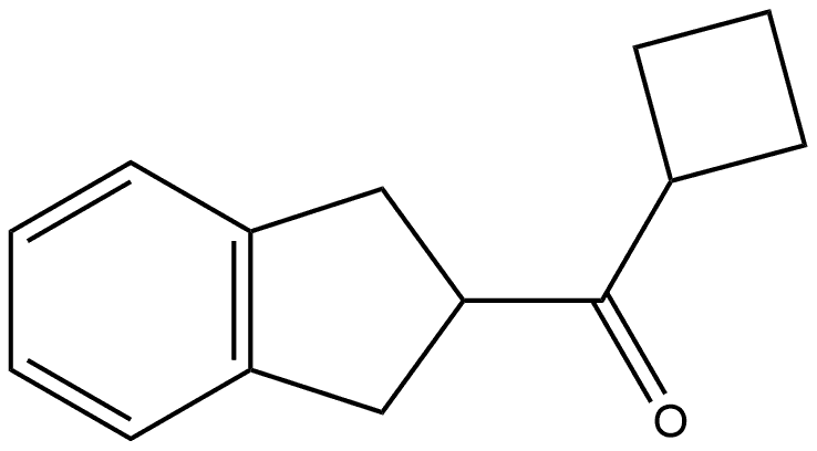 Cyclobutyl(2,3-dihydro-1H-inden-2-yl)methanone Structure