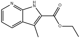 1H-Pyrrolo[2,3-b]pyridine-2-carboxylic acid, 3-methyl-, ethyl ester Structure