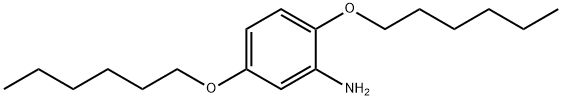 Benzenamine, 2,5-bis(hexyloxy)- Structure