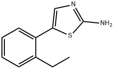 5-(2-Ethylphenyl)thiazol-2-amine Structure