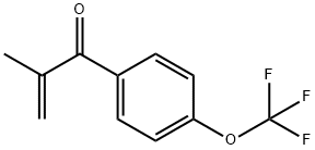 2-Propen-1-one, 2-methyl-1-[4-(trifluoromethoxy)phenyl]- Structure