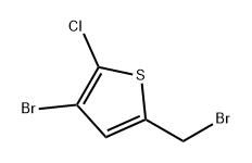 Thiophene, 3-bromo-5-(bromomethyl)-2-chloro- Structure