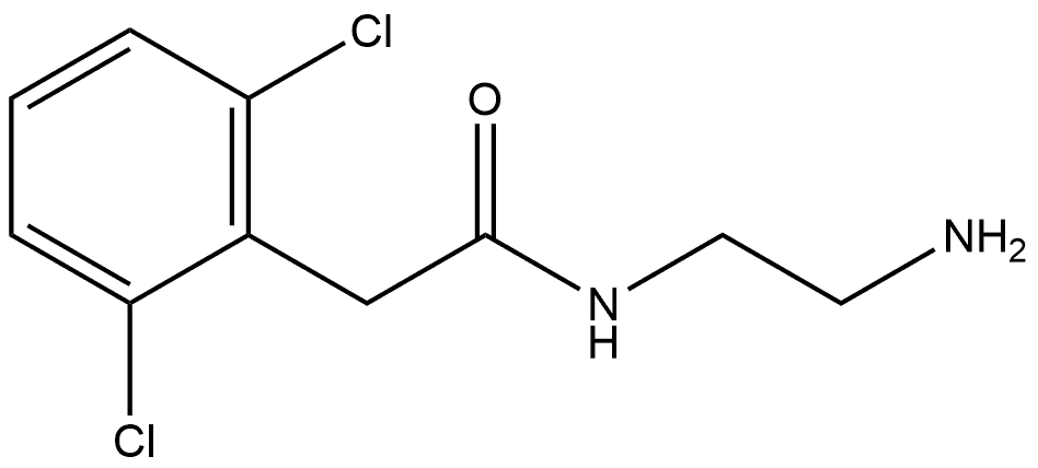 N-(2-Aminoethyl)-2,6-dichlorobenzeneacetamide Structure