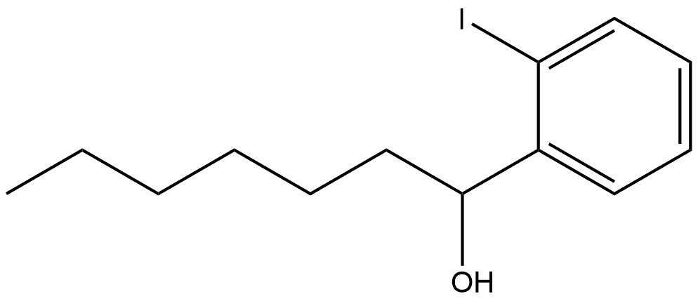 α-Hexyl-2-iodobenzenemethanol Structure