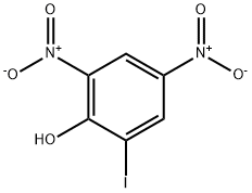 Phenol, 2-iodo-4,6-dinitro- Structure