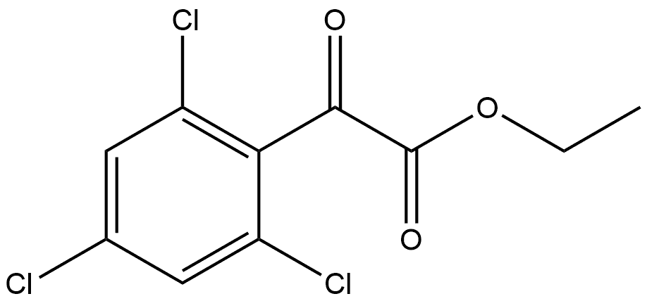 Ethyl 2,4,6-trichloro-α-oxobenzeneacetate Structure