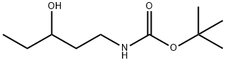 Carbamic acid, N-(3-hydroxypentyl)-, 1,1-dimethylethyl ester Structure