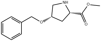 methyl (2S,4S)-4-benzyloxypyrrolidine-2-carboxylate Structure