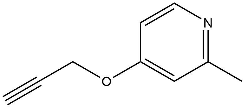 2-Methyl-4-(2-propyn-1-yloxy)pyridine Structure