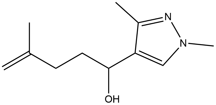 1,3-Dimethyl-α-(3-methyl-3-buten-1-yl)-1H-pyrazole-4-methanol Structure