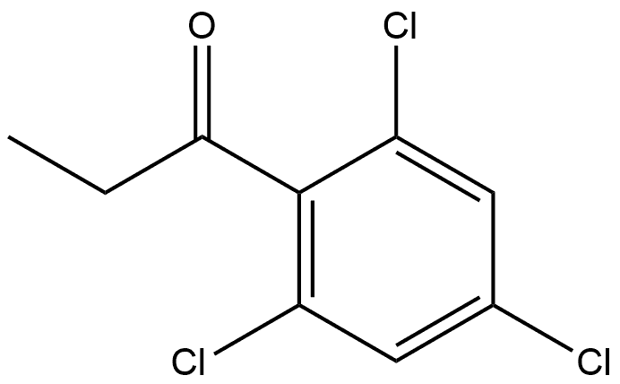 1-(2,4,6-Trichlorophenyl)-1-propanone Structure