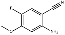 Benzonitrile, 2-amino-5-fluoro-4-methoxy- Structure