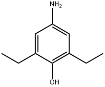 Phenol, 4-amino-2,6-diethyl- Structure