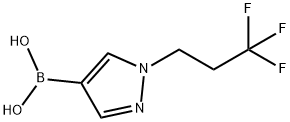 Boronic acid, B-[1-(3,3,3-trifluoropropyl)-1H-pyrazol-4-yl]- Structure