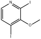 Pyridine, 2,4-diiodo-3-methoxy- 구조식 이미지