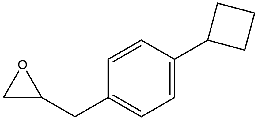 2-[(4-Cyclobutylphenyl)methyl]oxirane 구조식 이미지