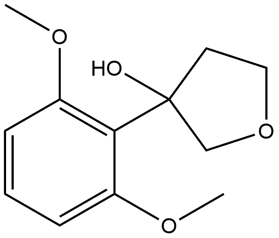 3-(2,6-Dimethoxyphenyl)tetrahydro-3-furanol Structure