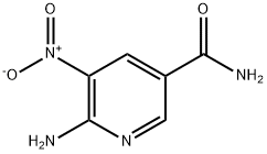 3-Pyridinecarboxamide, 6-amino-5-nitro- Structure