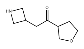 Ethanone, 2-(3-azetidinyl)-1-(tetrahydro-3-furanyl)- Structure