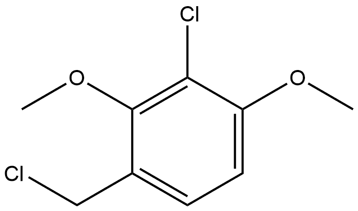 2-Chloro-4-(chloromethyl)-1,3-dimethoxybenzene Structure