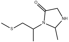 2-methyl-3-[1-(methylsulfanyl)propan-2-yl]imidazo
lidin-4-one Structure